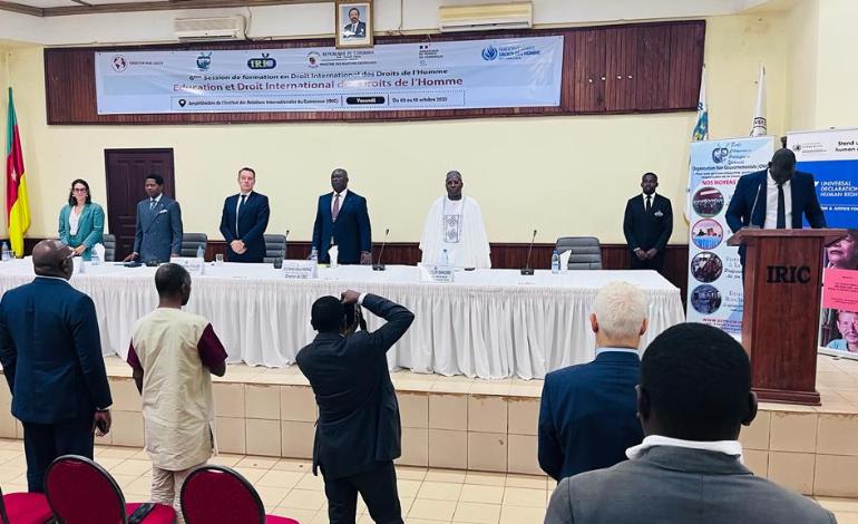 Yaoundé accueille la 6e session de formation de la Fondation René Cassin