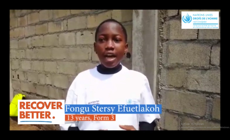 Fongu Stersy Efuetlakoh, 13 ans, Form 3