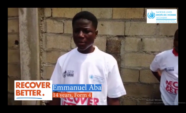 Emmanuel Aba, 14 ans, Form 4