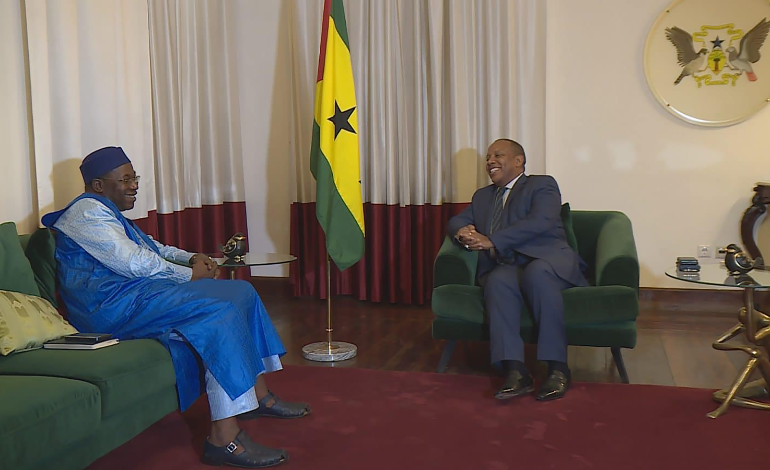 Nouhoum Sangaré a été reçu par le Premier ministre de Sao Tomé-et-Principe