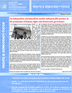 Bulletin R&D Focus N°49 du 11 mai 2011